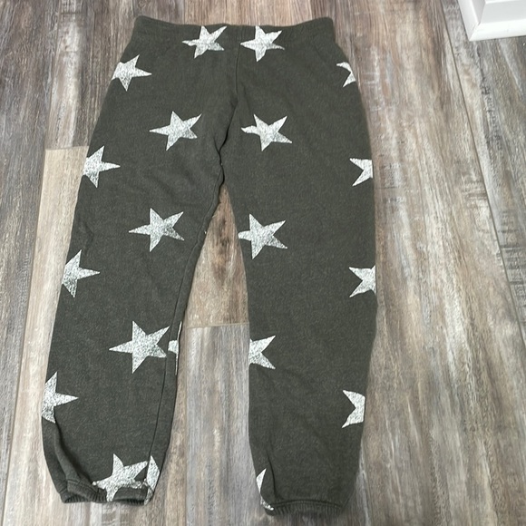 Monrow Star Print Sweatpants - Picture 1 of 4